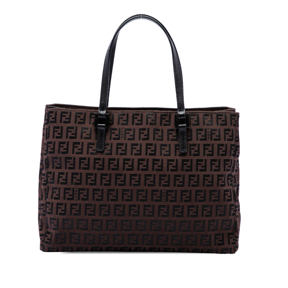 Pre-Loved Fendi Zucchino Canvas Tote